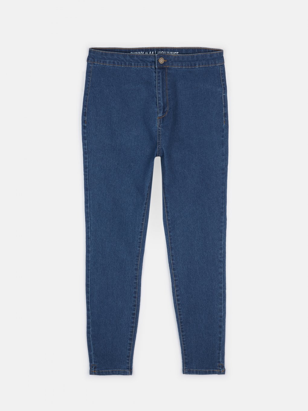 Plus size basic high waist skinny jeans
