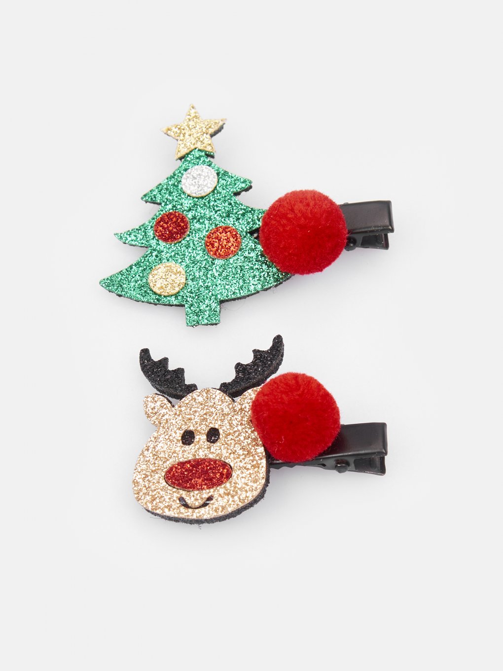 2-pack Christmas hair pins