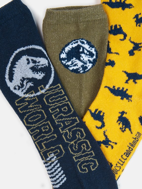 3 pack socks Jurassic World