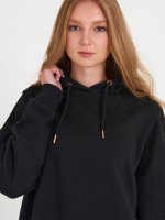 Basic longline hoodie