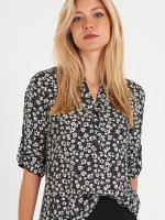 Floral viscoce blouse