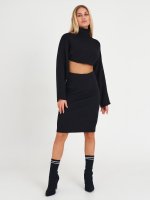Knitted bodycon skirt