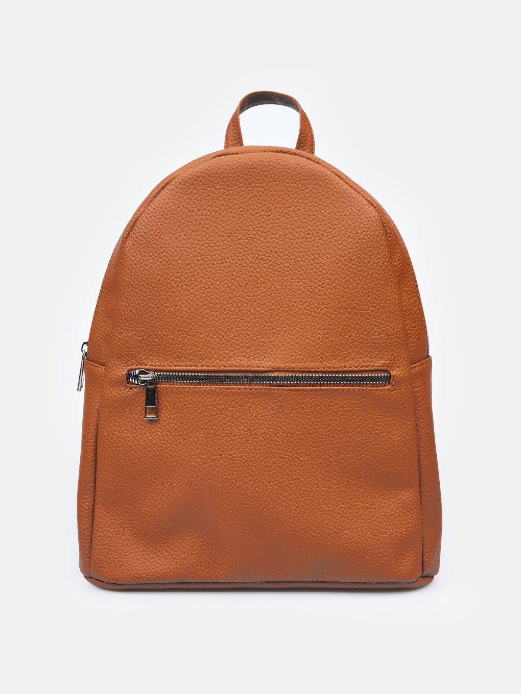 Faux leather backpack