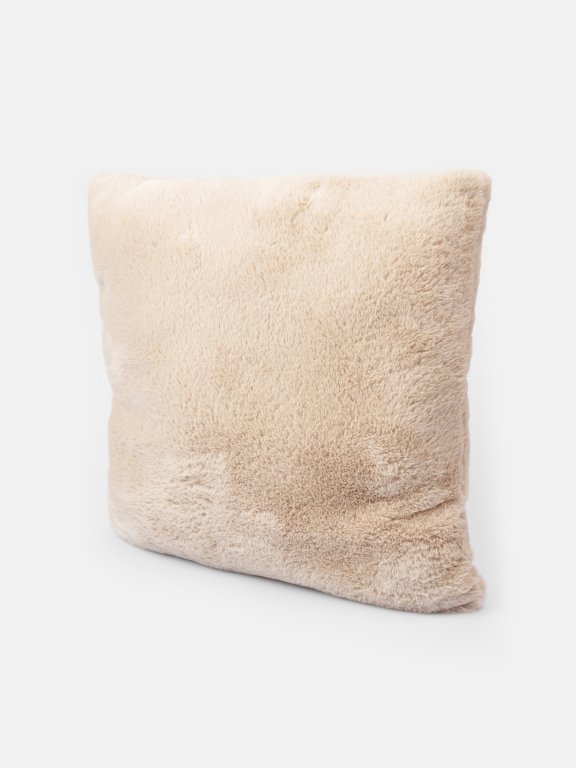 Poduszka z imitacji futra (45 x 45 cm)