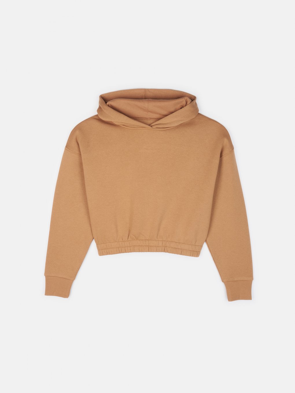 Basic cropped hoodie