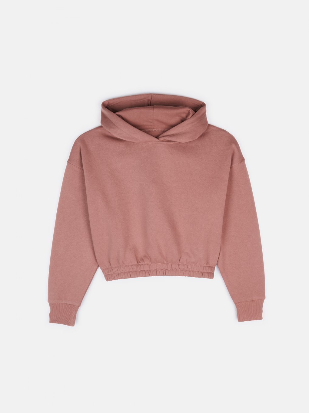 Basic cropped hoodie