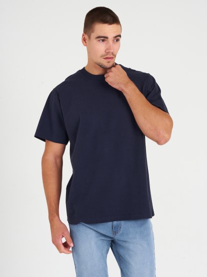 Základné bavlnené oversize tričko
