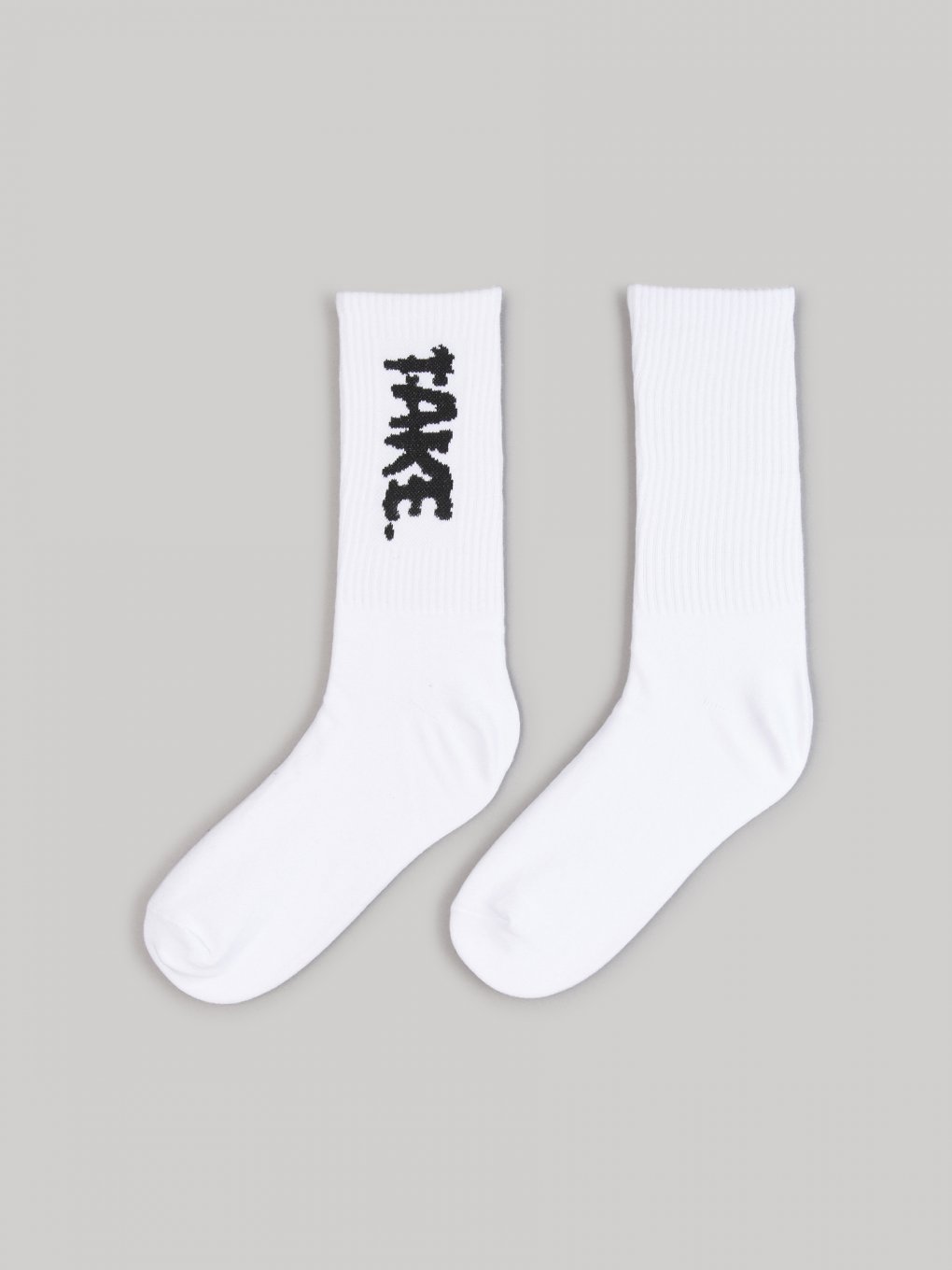 Socks with slogan