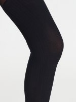 Over the knee effect tights 80 DEN