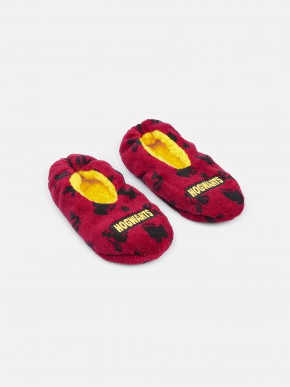 Warm fleece slippers Harry Potter