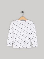 Polka dot cotton t-shirt