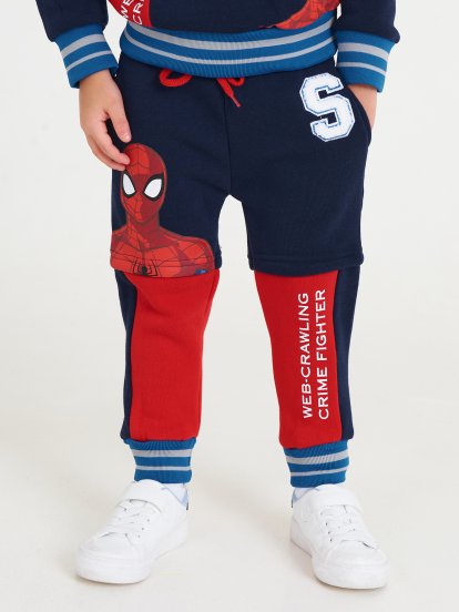 Chłopięce spodnie dresowe Spiderman