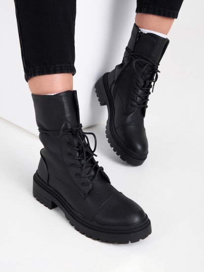 Chunky ankle boots