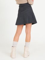 Mini skirt with ruffle