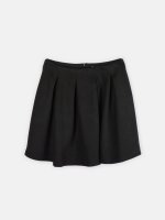Faux suede mini skirt