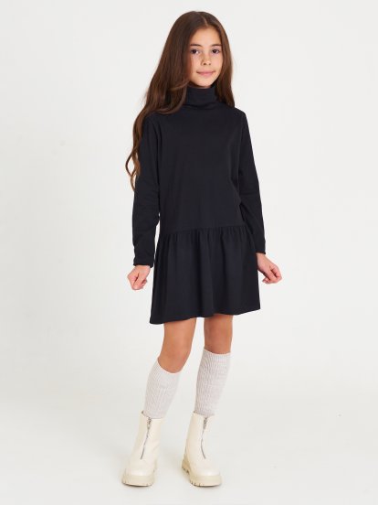 Cotton roll neck top
