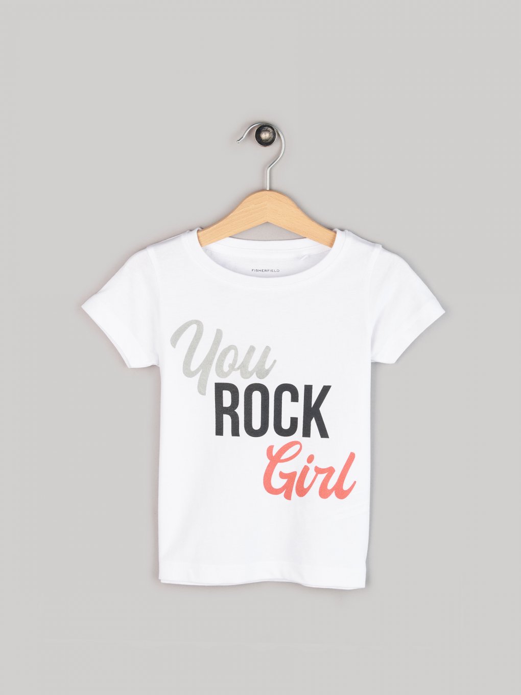 Bavlnené tričko s nápisom dievčenské