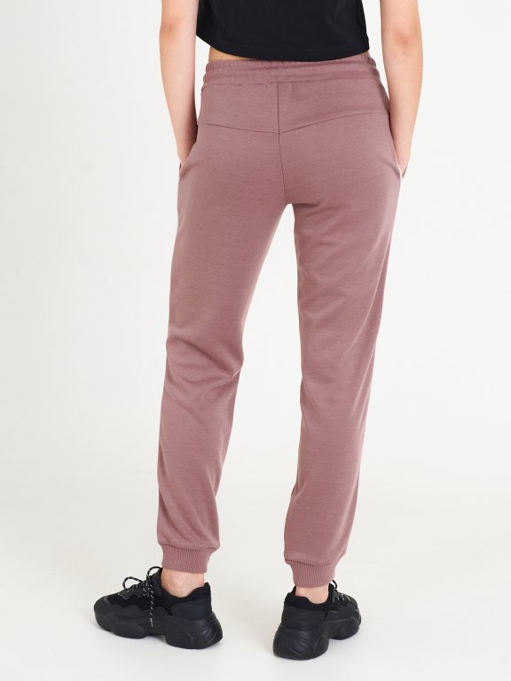 Podstawowe damskie spodnie dresowe basic z kieszeniami