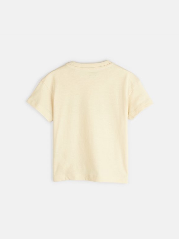 Bavlnené oversize tričko s grafickou potlačou