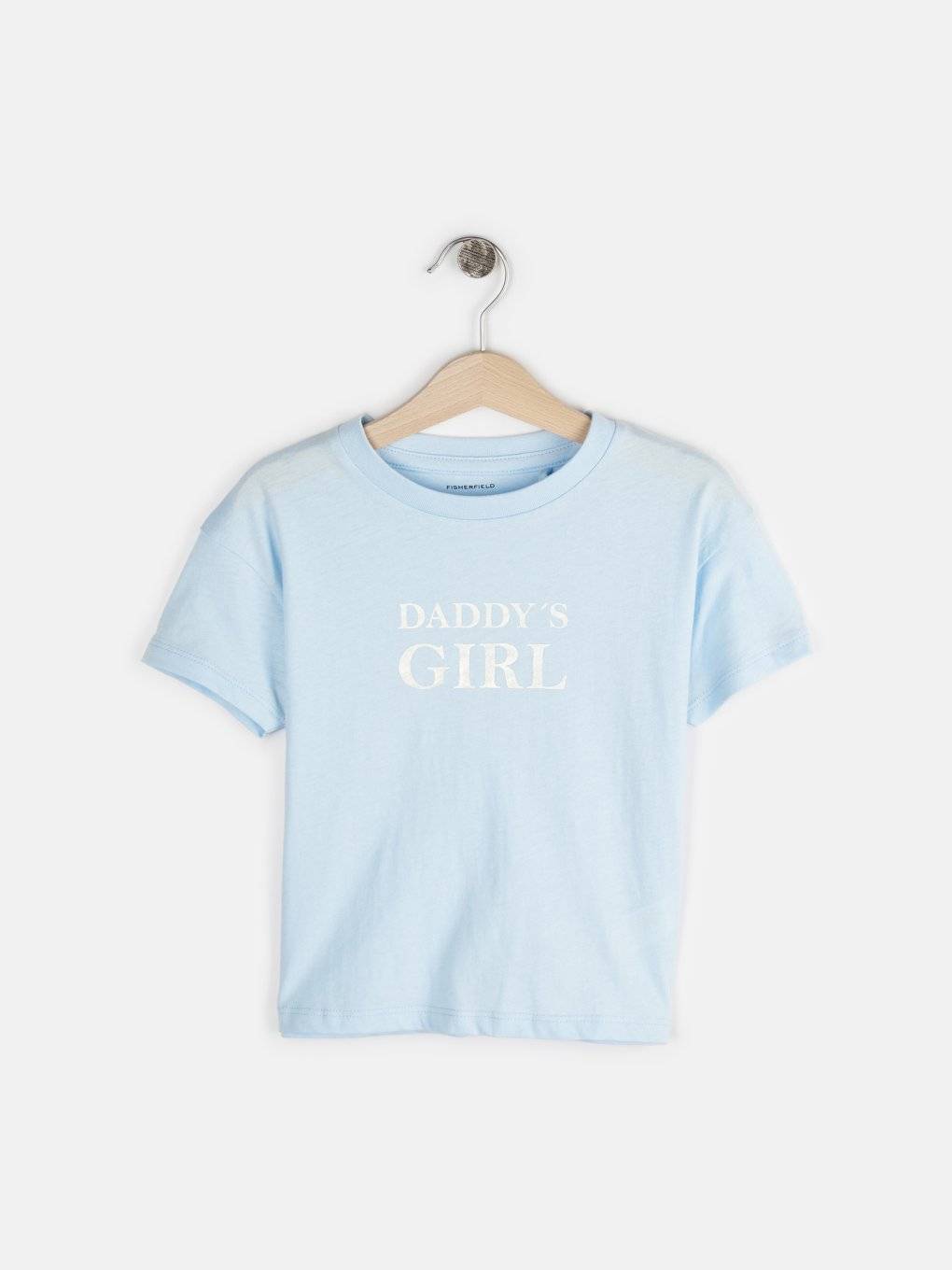 Bavlnené tričko s nápisom dievčenské