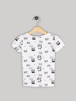 Bavlnené tričko s potlačou panda