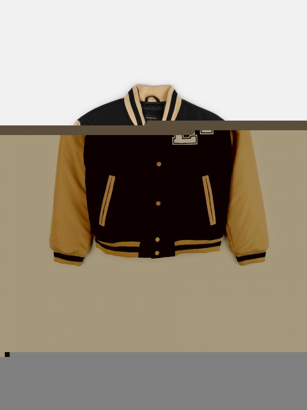 Varsity bomber jacket