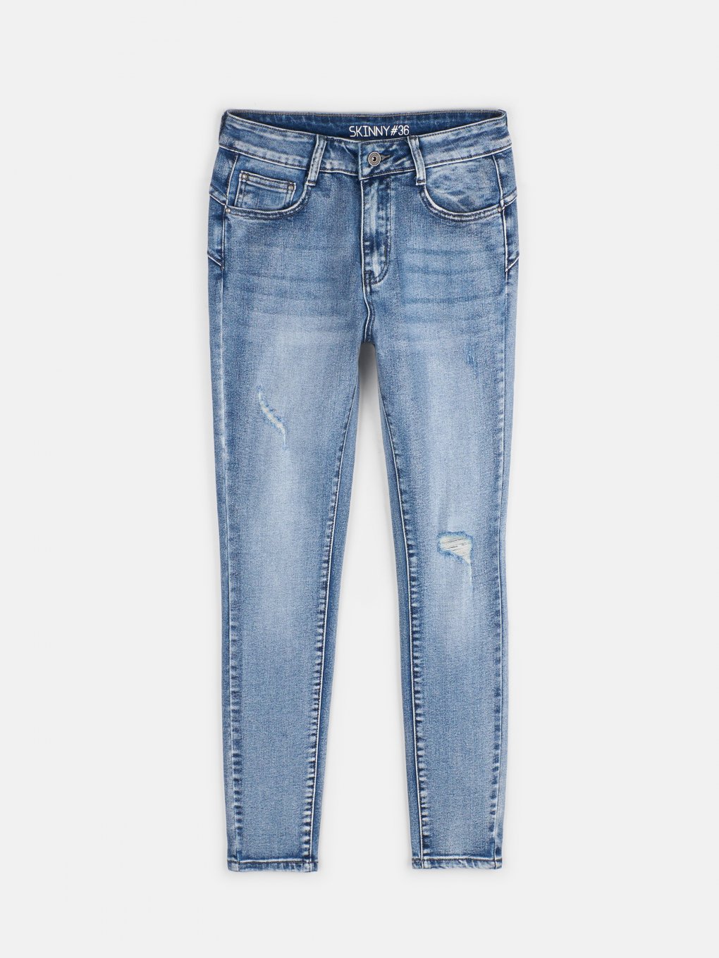 Skinny jeans with push up effect
