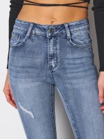 Damskie jeansy skinny z efektem push up