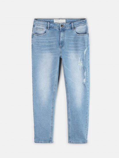 Straight slim jeans