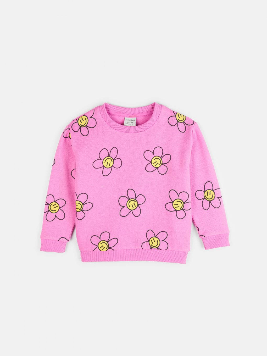 Sweatshirt with flower print