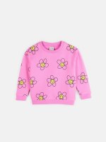 Sweatshirt with flower print