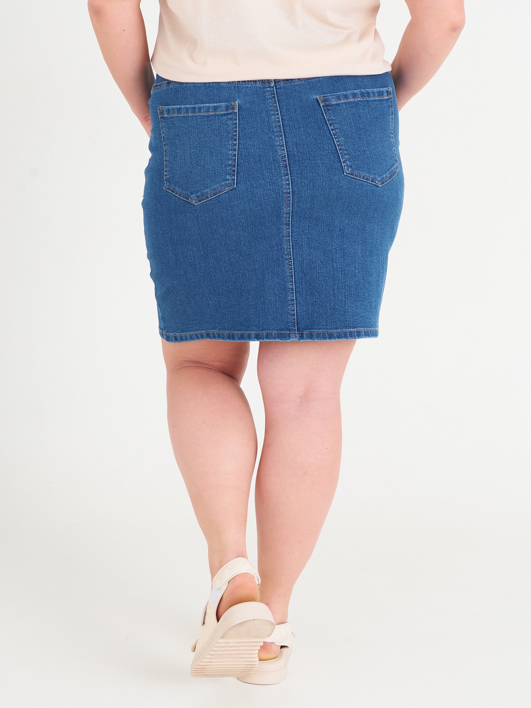 Selena Side Slit Denim Maxi Skirt - Medium Wash | Fashion Nova, Skirts |  Fashion Nova