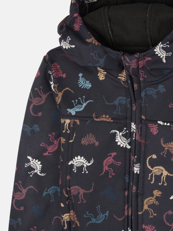 Softshell jacket with print