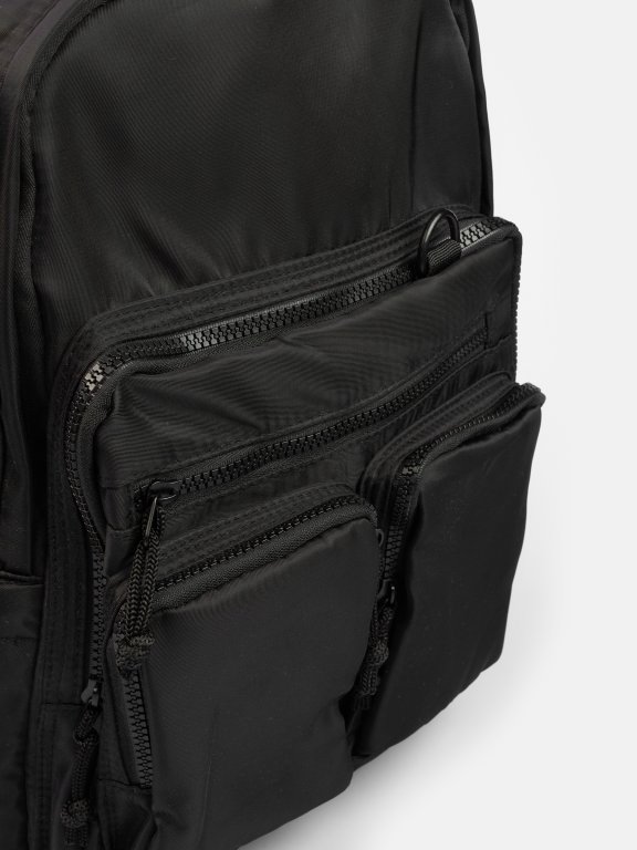 Unisex backpack with front pockets