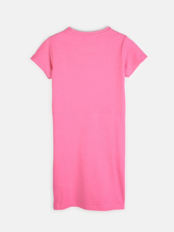 Basic cotton dress with pockets