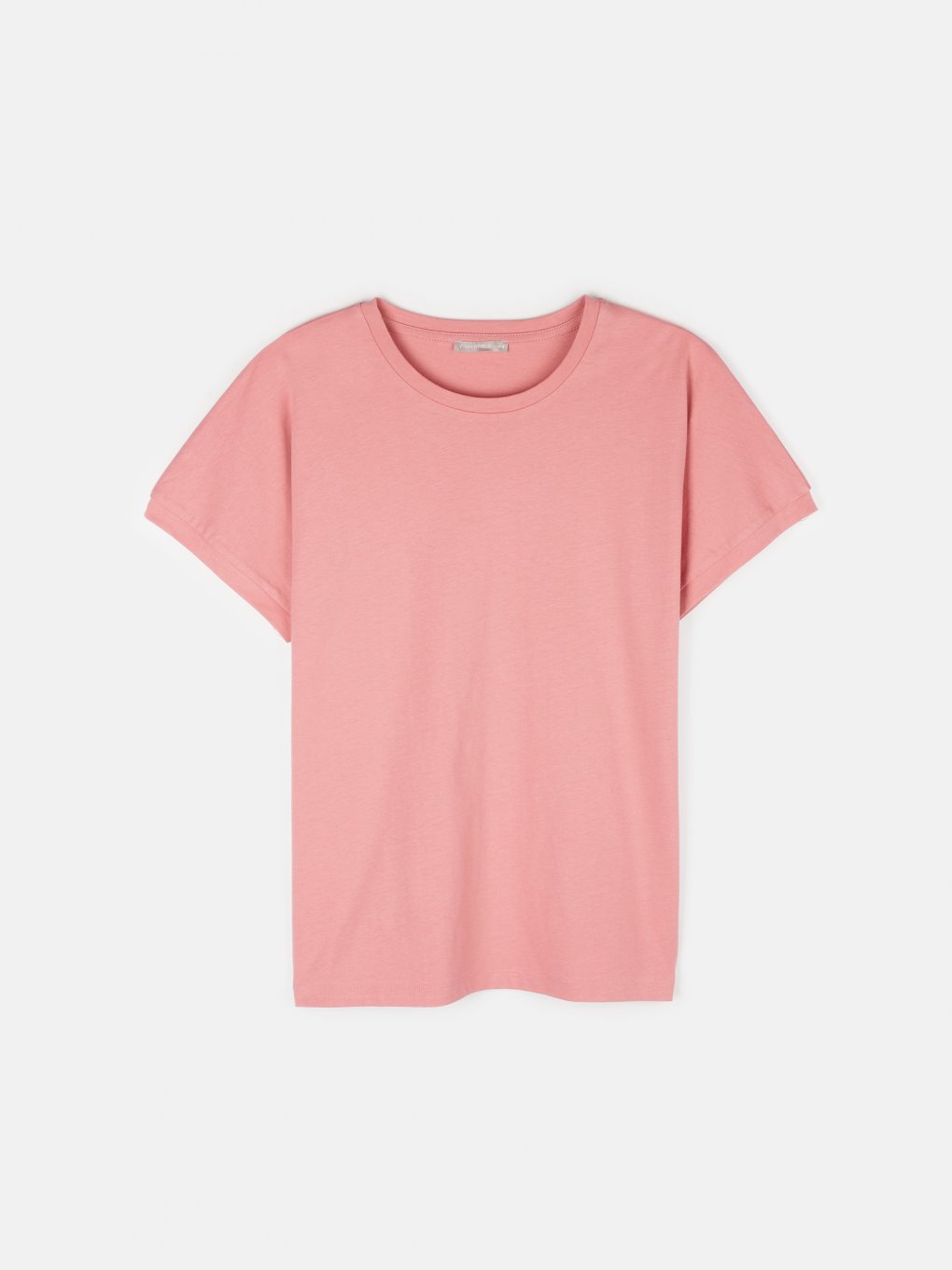 Základné basic bavlnené tričko plus size