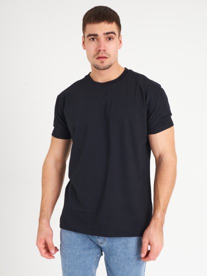 Základné basic bavlnené tričko s krátkym rukávom