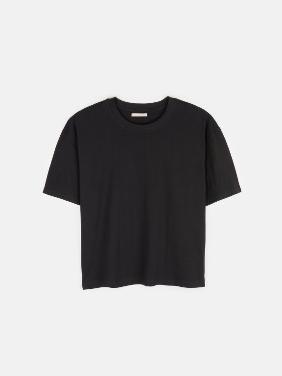Základné bavlnené basic tričko plus size