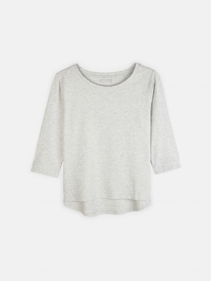 Basic T-shirt with 3/4 Sleeve
