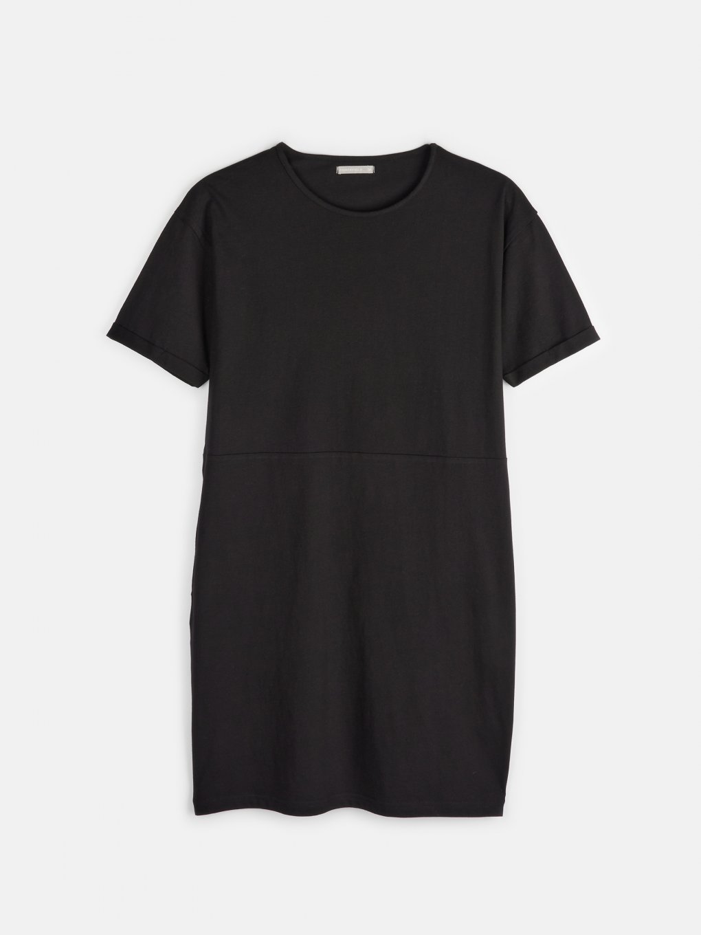 Basic cotton t-shirt dress with pockets