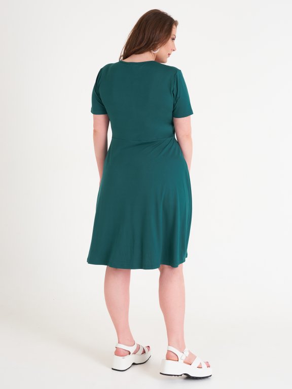 Plus size a-line dress