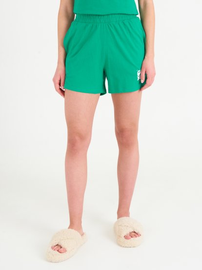 Pyjama shorts with pockets