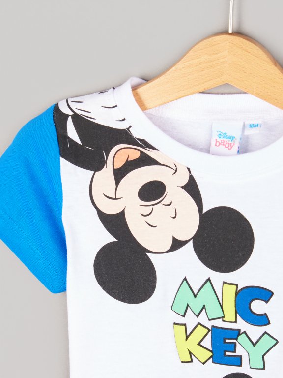 Bawełniana koszulka Mickey Mouse