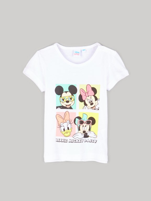 Bavlněné tričko Minnie Mouse