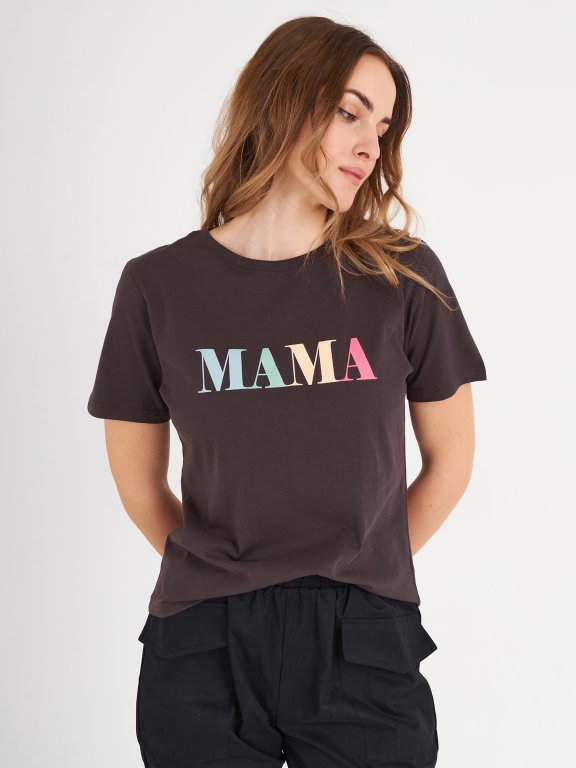 Mama print t-shirt