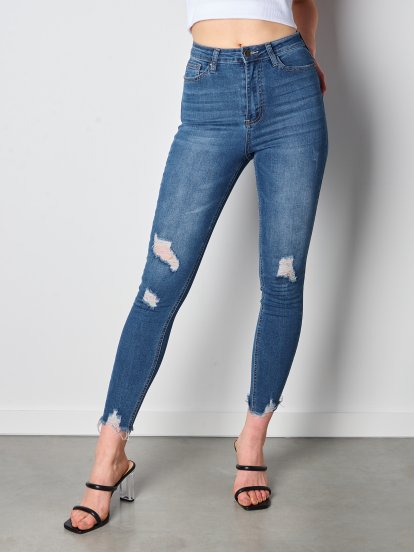 Skinny high waist jeans