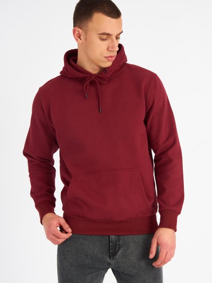 Hoodie with print on back