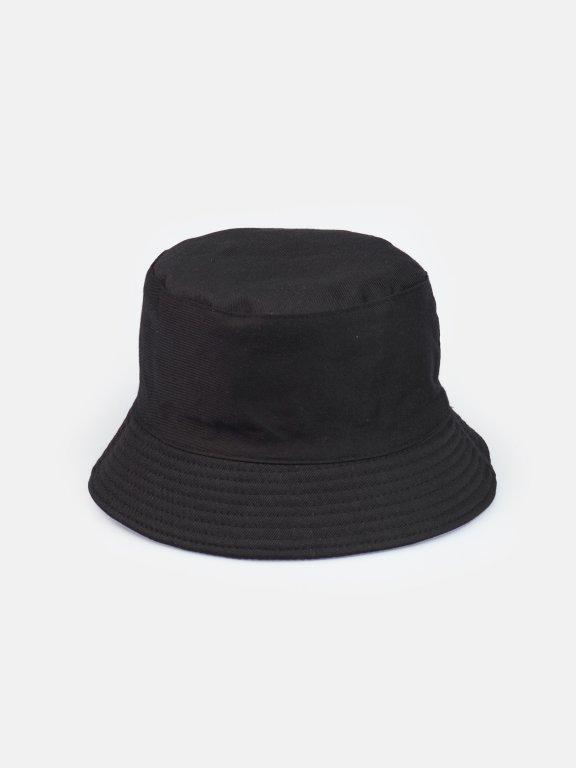 Obojstranný klobúk s výšivkou