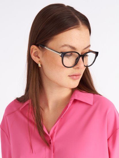 Brýle s transparentními skly