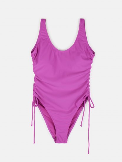 Ruched side swimsuit